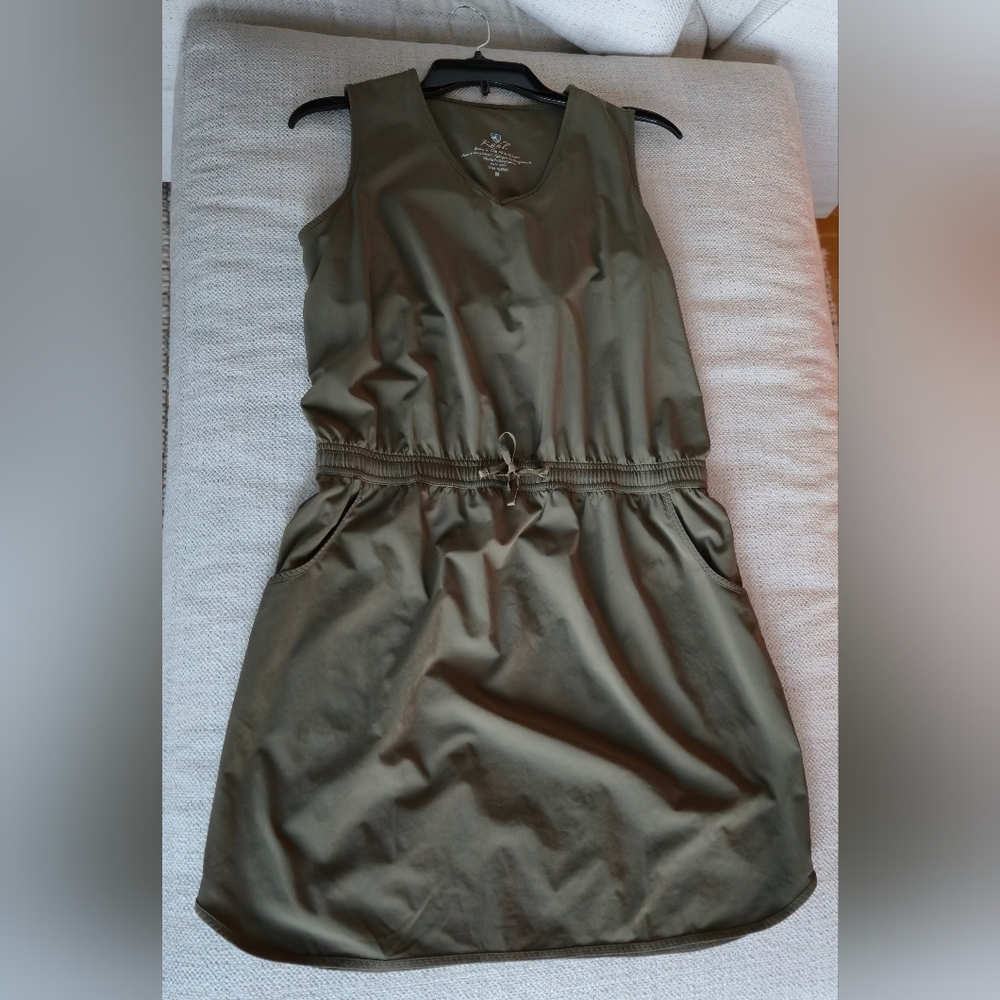 Kuhl M vantage dress Green Sleeveless UPF moisture wick Golf Travel Beach Spring - Picture 9 of 14